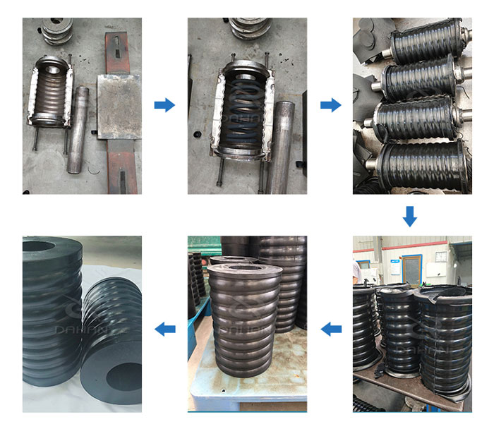 橡膠復合彈簧生產工藝